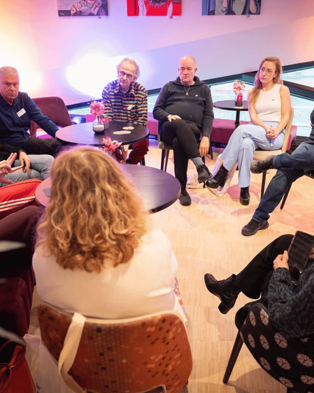 Auteur Robine van Olffen bij de Schrijverscentrale