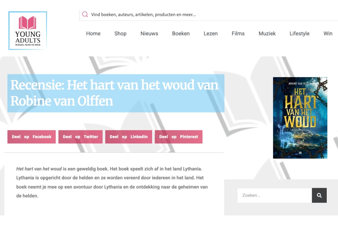 Recensie Het hart van het woud Young-Adults.nl